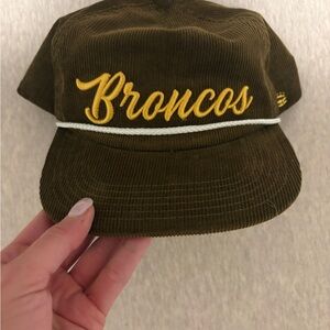 Broncos Brown Corduroy Hat